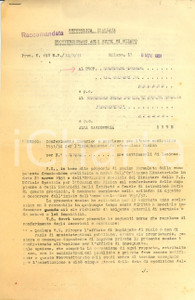 Documento originale, autentico 1951 MILANO Provveditorato Studi Nomina scuole LOMBARDINI e TROTTI ARCONATI 1