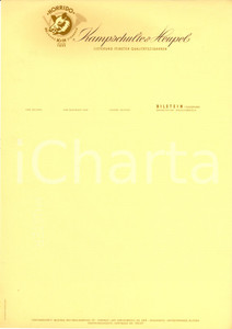 Materiale pubblicitario d’epoca 1953 BILSTEIN D KAMPSCHULTE & HEUPEL zigarren HORRIDO Intestata ILLUSTRATA 1