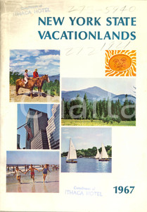 Materiale pubblicitario d’epoca 1967 STATE OF NEW YORK USA Vacationlands Opuscolo turistico ILLUSTRATO 1