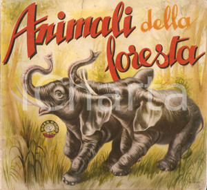 Libro, pubblicazione d epoca 1950 ca ANIMALI DELLA FORESTA Illustrato DANNEGGIATO Ed. Gino CONTE 1