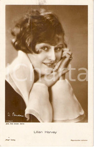 Cartolina originale da collezione 1931 CINEMA Attrice Lillian HARVEY Ritratto Cartolina FP VG 1