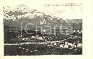 Cartolina originale da collezione 1930 ca VELO D ASTICO VI Panorama della frazione SEGHE Cartolina FP NV 1