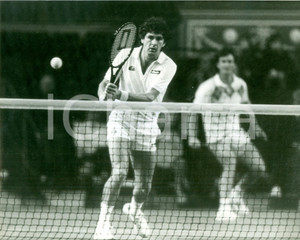 Fotografia d epoca originale 1983 LONDON ROYAL ALBERT HALL Paul McNAMEE Peter McNAMARA in doppio TENNIS 1