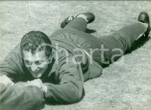 Fotografia d epoca originale 1966 MIDDLESBROUGH UK Mondiali Florian ALBERT Nazionale UNGHERIA si allena 1