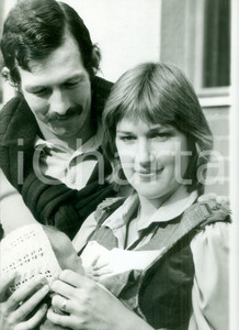 Fotografia d epoca originale 1980 ca AUSTRALIA Tennis Dick CREALY con moglie Cristine Fotografia 1