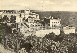 Cartolina originale da collezione 1955 NETTUNO RM Veduta con il Castello del SANGALLO Cartolina postale FG VG 1