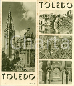 Materiale pubblicitario d’epoca 1960 ca TOLEDO SPAGNA Opuscolo turistico Dipartimento Spagnolo del Turismo 1