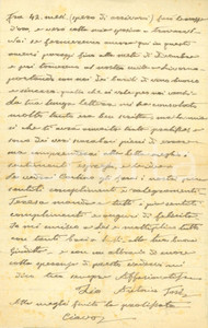 Autografo originale 1900 LIVORNO Patriota Antonio TOSI Quest anno ho fatto il discolo AUTOGRAFO 1 Autografo originale 1900 LIVORNO Patriota Antonio TOSI Quest anno ho fatto il discolo AUTOGRAFO 1