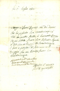 Documento originale, autentico 1812 TORINO Sorelle Ottavia e Maria GUINZATTI vogliono soldi da avvocato BOGGIO 1