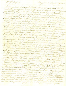 Documento originale, autentico 1820 TAGGIA IM Affari di Giuseppe BIANCHI con olio e cantine Prefilatelica 1