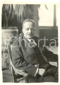 Fotografia d epoca originale 1935 ca PARIS Il prefetto della SEINE Achille VILLEYDESMESERETS 1