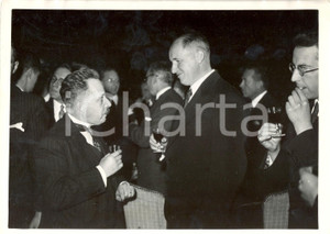 Fotografia d epoca originale 1935 PHALSBOURG Achille VILLEYDESMESERETS con delegato degli studenti tedeschi 1