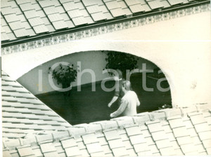 Fotografia d epoca originale 1962 MONTE ARGENTARIO GR Beatrice d OLANDA in villa a PORTO ERCOLE Foto 1