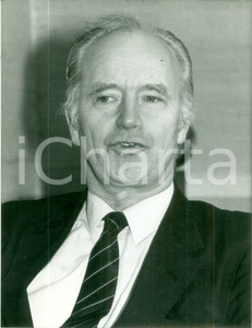 Fotografia d epoca originale 1987 BONN Ministro degli Esteri Thorvald STOLTENBERG Fotografia 1