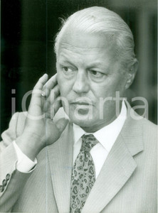 Fotografia d epoca originale 1988 BONN Gerhard STOLTENBERG Ministro delle Finanze Fotografia 1 1