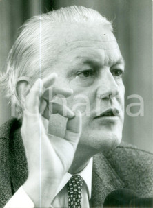 Fotografia d epoca originale 1990 ca BONN Gerhard STOLTENBERG  Ritratto Fotografia 1