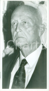 Fotografia d epoca originale 1991 PARIS Politico Pierre PFLIMLIN durante un incontro Fotografia 1