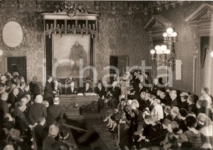 Fotografia d epoca originale 1960 MADRID Fabiola MORA Y ARAGON nominata protettrice dei nobili della città 1 1