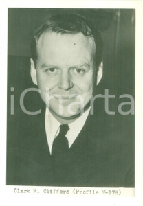 Fotografia d epoca originale 1945 ca USA Clark M. CLIFFORD Capitano United States Navy Fotografia 1