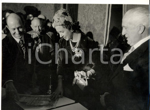 Fotografia d epoca originale 1960 MADRID Fabiola MORA Y ARAGON  Pergamena figlia prediletta della cittÃ  3 1