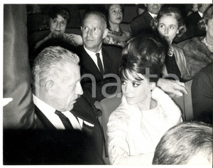 Fotografia d epoca originale 1960 ca CINEMA  Attrice Natalie WOOD alla prima di un film Fotografia 1