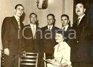 Fotografia d epoca originale 1959 PARIS I ricercatori alla consegna del premio DECOUVERTE Fotografia 1 1