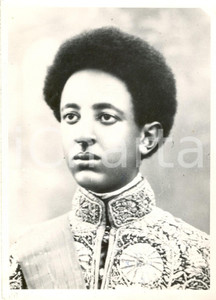 Fotografia d epoca originale 1937 LONDON Principe etiope Asfaw Wossen AmhÃ  SELASSIE  cerimonia incoronazione 1