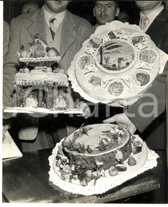 Fotografia d epoca originale 1960 ca PARIS Concours  Gateau le plus exotique  SociÃ©tÃ© SAINT MICHEL Photo 1