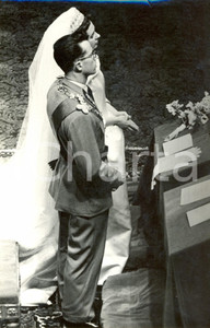 Fotografia d epoca originale 1960 BRUXELLES Re BALDOVINO e Fabiola del BELGIO  Cerimonia di nozze 1