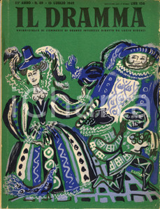 Giornale, rivista storica 1949 IL DRAMMA Erskine CALDWELL Jack KIRKLAND La via del tabacco Anno XXV n°89 1