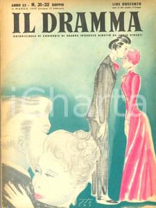 Giornale, rivista storica 1947 IL DRAMMA Marcel ACHARD Leopoldo TRIESTE Ill. STO Anno XXIII n° 3132 1