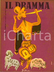 1950 IL DRAMMA Howard RICHARDSON William BERNEY Eclisse di luna *Anno XXVI nÂ°110 DATA: 1&deg; giugno 1950LUOGO: TORINOTITOLO: IL DRAMMA - QUINDICINALE DI COMMEDIE DI GRANDE INTERESSE DIRETTO DA LUCIO RIDENTI Anno XXVI n. 110  DESCRIZIONE: Rivista teatrale d'epoca. All'interno, il copione di "Eclisse di luna", commedia di Howard Richardson e William Berney.Copertina di Emanuele Luzzati.  EDITORE: S.E.T. - Torino  PAGINE: 60  FORMATO: cm 18 x 24  CONDIZIONI: mediocri (piega all'angolo superiore destro; macchie alle brossure e alle pagine).  Rivista d'epoca, originale, autentica.     originale e autentica 1