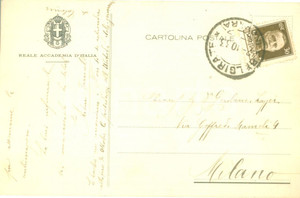 Autografo originale 1933 BELGIRATE VB Storico Arturo FARINELLI Le tenebre mi circondano AUTOGRAFO 1