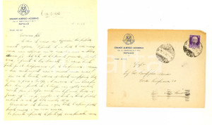 Manoscritto, lettera originale 1942 RAPALLO Grande Albergo Moderno  Lettera al cav. Mario BONFIGLIO dai figli 1