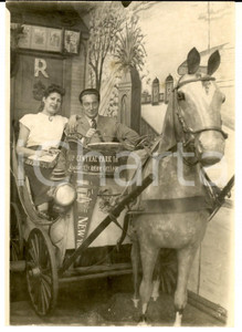 Fotografia d epoca originale 1950 ca NEW YORK Turisti su carrozza storica per il CENTRAL PARK Foto 12x18 cm 1