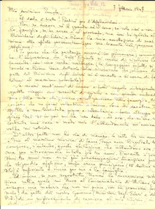 Autografo originale 1947 TORINO Musicista Ettore DESDERI in partenza per l Afghanistan AUTOGRAFO 1