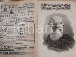 Giornale, rivista storica 1902 LA ILUSTRACION ESPANOLA Iglesia SAN CEBRIAN DE MAZOTE Sovracoperta n°XXXVI 1