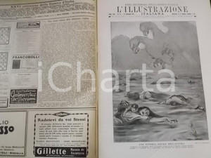 Giornale, rivista storica 1915  WW1 L ILLUSTRAZIONE ITALIANA Conquista del COL DI LANA Sovracoperta 1