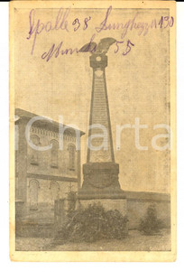 Cartolina originale da collezione 1924 FRESONARA AL Monumento dei Caduti Cartolina postale FP 1