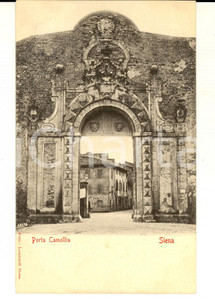 Cartolina originale da collezione 1900 ca SIENA Veduta con PORTA CAMOLLIA Cartolina postale FP NV 1