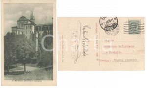 Cartolina originale da collezione 1920 BOLOGNA Chiesa di SAN MICHELE IN BOSCO  Cartolina Carlo BELLETTATO 1