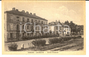 Cartolina originale da collezione 1930 ca COLLEGNO TO Villaggio LEUMANN  Corso Francia Cartolina FP NV 1