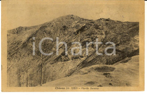 Cartolina originale da collezione 1933 MONASTERO DI LANZO TO Frazione CHIAVES con il MONTE SERENO Cartolina FP 1