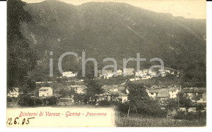 Cartolina originale da collezione 1905 VALGANNA VA Veduta della frazione GANNA Cartolina postale FP NV 1