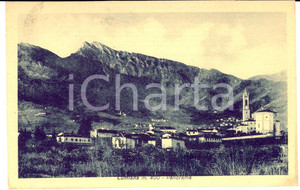 Cartolina originale da collezione 1938 CUMIANA TO Veduta panoramica Cartolina postale FP VG 1