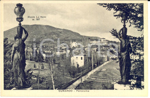 Cartolina originale da collezione 1943 CUNARDO VA Panorama con monte LA NAVE Cartolina postale FP VG 1