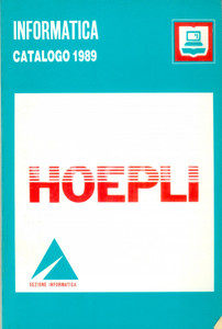 Libro, pubblicazione d epoca 1989 Libreria HOEPLI Catalogo INFORMATICA  ILLUSTRATO 185 pp. 1