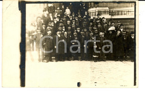 Fotografia d epoca originale 1912 VINCENNES F Hippolyte TUECH posa con ufficiali di fanteria Fotografia FP 1