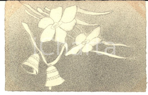 Cartolina originale da collezione 1920 ca FRANCIA Cartolina con fiori e campanelle ARTISTICA DISEGNATA A MANO 1