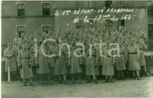 Fotografia d epoca originale 1915 ca WW1 FRANCIA Soldati 11Â° Compagnia 153Â° Reggimento di Fanteria Foto 1
